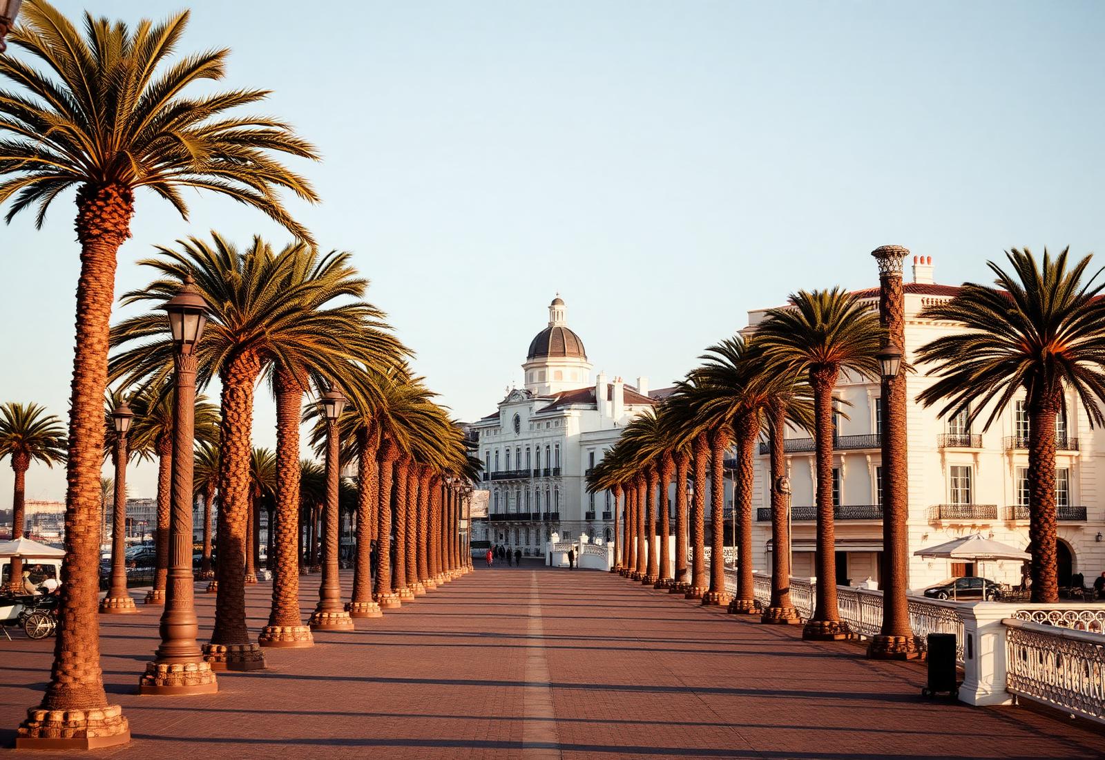 Avenida do Estoril ao fim da tarde